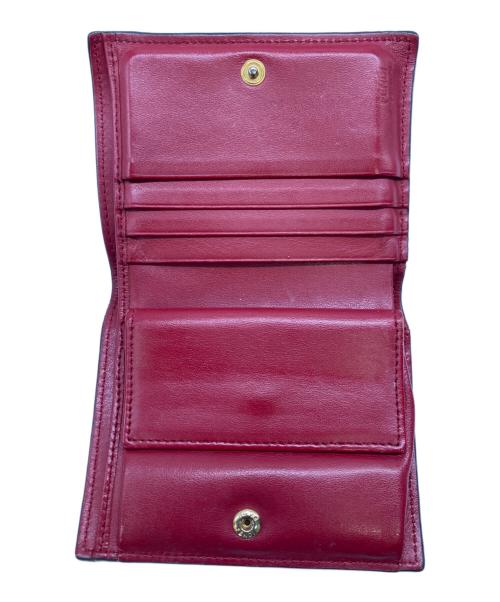 FENDI（フェンディ）FENDI (フェンディ) 2つ折り財布 レッドの古着・服飾アイテム