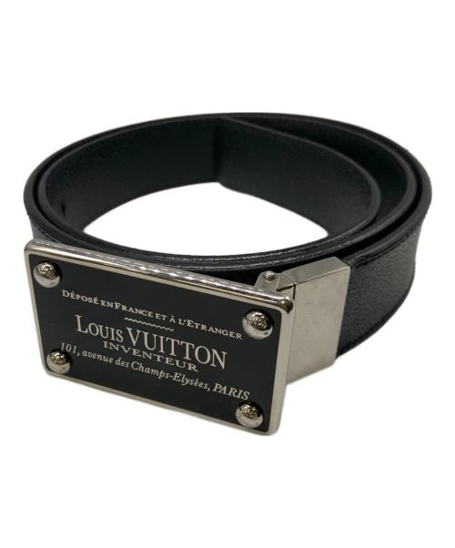 LOUIS VUITTON（ルイ ヴィトン）LOUIS VUITTON (ルイ ヴィトン) ダミエ レザーベルト ブラックの古着・服飾アイテム