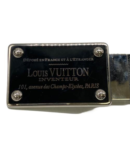 LOUIS VUITTON（ルイ ヴィトン）LOUIS VUITTON (ルイ ヴィトン) ダミエ レザーベルト ブラックの古着・服飾アイテム