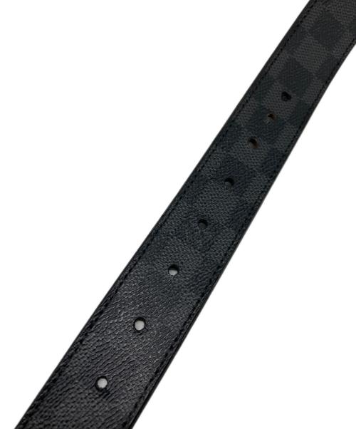 LOUIS VUITTON（ルイ ヴィトン）LOUIS VUITTON (ルイ ヴィトン) ダミエ レザーベルト ブラックの古着・服飾アイテム