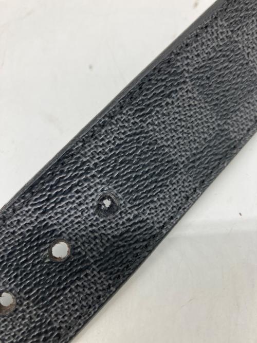 LOUIS VUITTON（ルイ ヴィトン）LOUIS VUITTON (ルイ ヴィトン) ダミエ レザーベルト ブラックの古着・服飾アイテム