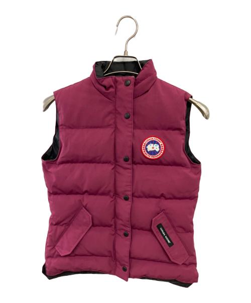 CANADA GOOSE（カナダグース）CANADA GOOSE (カナダグース) ダウンベスト パープル サイズ:Sの古着・服飾アイテム