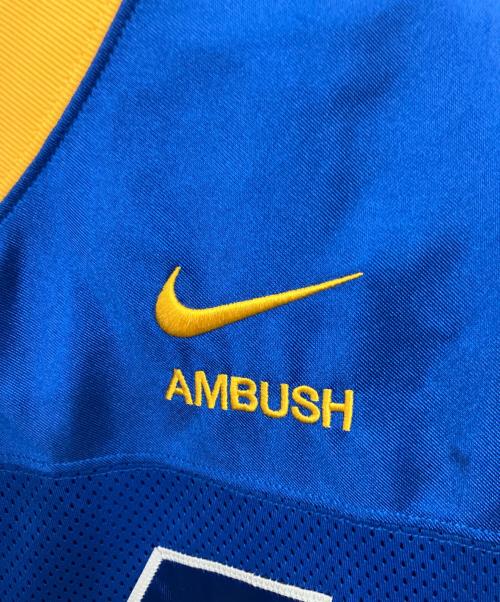 NIKE（ナイキ）NIKE (ナイキ) AMBUSH (アンブッシュ) ブルゾン/ナンバリングレイヤードジップブルゾ/ ブルー サイズ:XLの古着・服飾アイテム