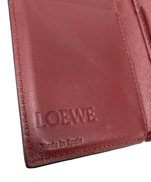 LOEWE（ロエベ）LOEWE (ロエベ) 3つ折り財布/	アナグラムトライフォールドウォレット ブラウンの古着・服飾アイテム