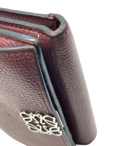 LOEWE（ロエベ）LOEWE (ロエベ) 3つ折り財布/	アナグラムトライフォールドウォレット ブラウンの古着・服飾アイテム