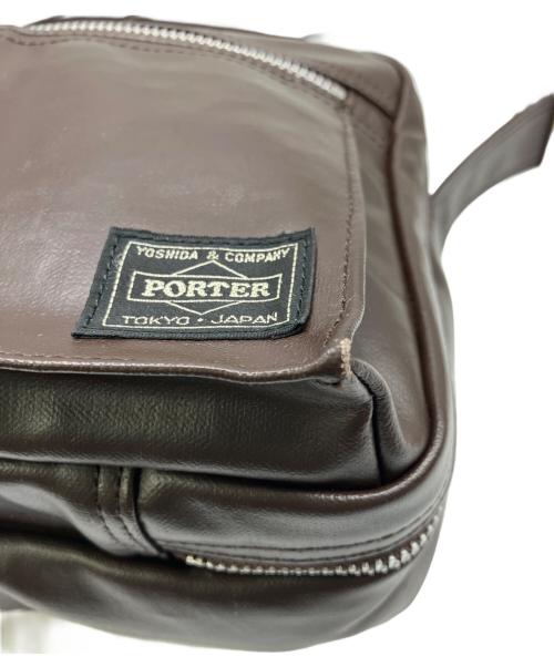 PORTER（ポーター）PORTER (ポーター) ショルダーバッグ ブラウンの古着・服飾アイテム