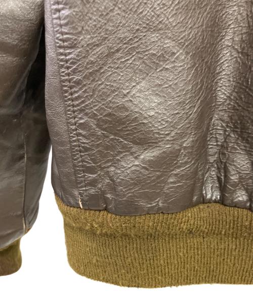 GOLDEN FLEECE（ゴールデン フリース）GOLDEN FLEECE (ゴールデン フリース) レザージャケット ブラウン サイズ:42の古着・服飾アイテム