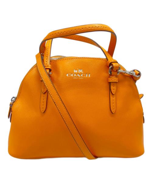 COACH（コーチ）COACH (コーチ) 2WAYショルダーバッグ オレンジの古着・服飾アイテム