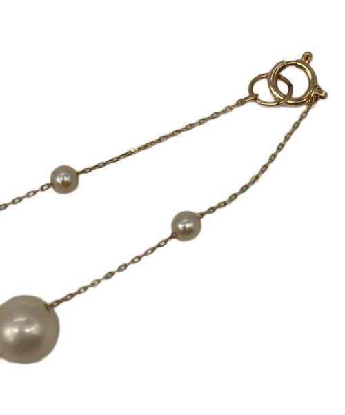 Perlagione（ペルラジオーネ）Perlagione (ペルラジオーネ) パールネックレス ホワイト×ゴールドの古着・服飾アイテム