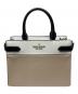 Kate Spade (ケイトスペード) 2WAYバッグ ホワイト×ベージュ：8000円