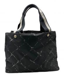 CHANEL（シャネル）の古着「旧トラベルライントートバッグ」｜ブラック