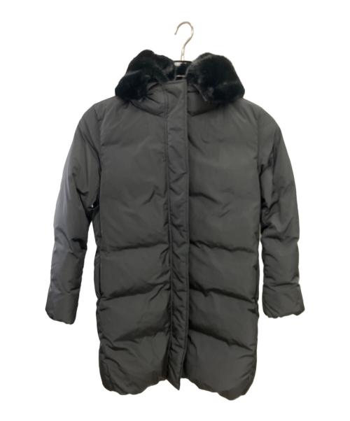 INED（イネド）INED (イネド) ダウンコート ブラック サイズ:13号の古着・服飾アイテム