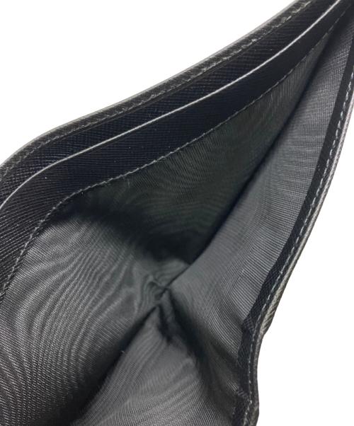 PRADA（プラダ）PRADA (プラダ) 2つ折り財布 ブラックの古着・服飾アイテム
