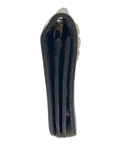 htc（エイチティーシー）htc (エイチティーシー) レザーロングウォレット ブラックの古着・服飾アイテム