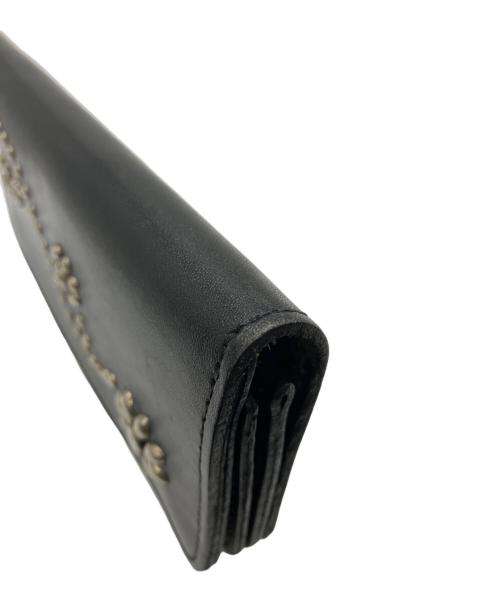 htc（エイチティーシー）htc (エイチティーシー) レザーロングウォレット ブラックの古着・服飾アイテム