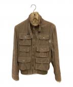 DOLCE & GABBANAドルチェ＆ガッバーナ）の古着「キッドファージャケット」｜ブラウン