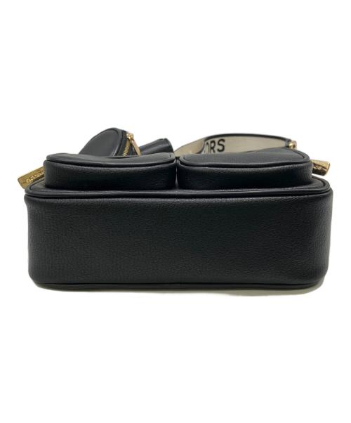 MICHAEL KORS（マイケル・コース）MICHAEL KORS (マイケル・コース) ショルダーバッグ ブラック×ホワイトの古着・服飾アイテム