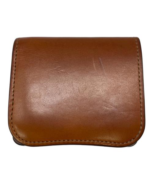 WILDSWANS（ワイルドスワンズ）WILDSWANS (ワイルドスワンズ) 2つ折り財布/PALM V2 ブラウンの古着・服飾アイテム
