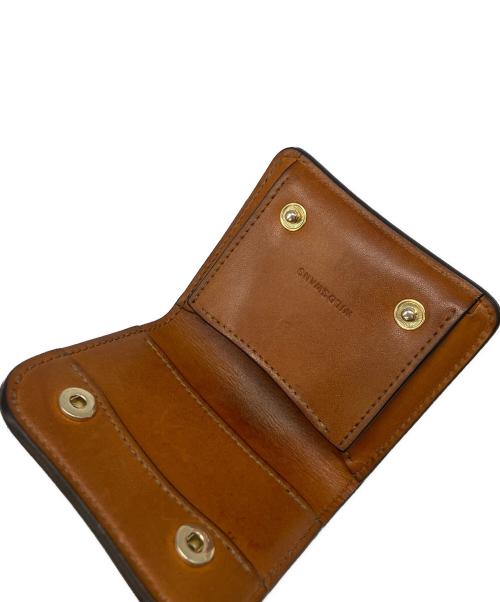 WILDSWANS（ワイルドスワンズ）WILDSWANS (ワイルドスワンズ) 2つ折り財布/PALM V2 ブラウンの古着・服飾アイテム