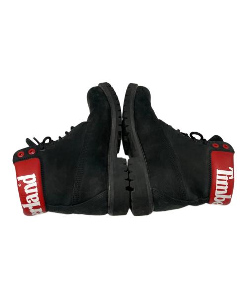 Timberland（ティンバーランド）Timberland (ティンバーランド) 6インチプレミアムブーツ ブラック×レッド サイズ:27cmの古着・服飾アイテム