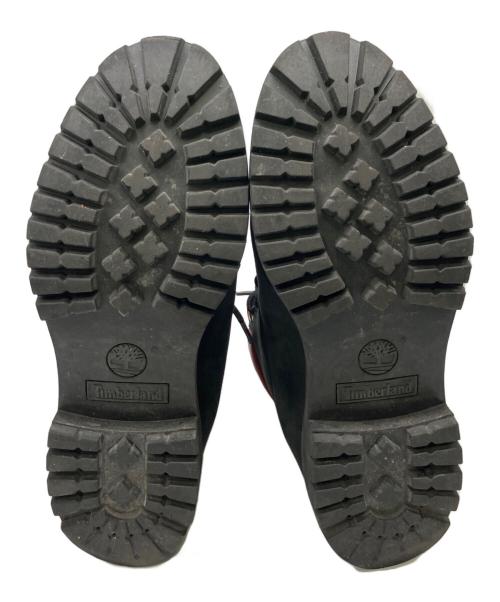 Timberland（ティンバーランド）Timberland (ティンバーランド) 6インチプレミアムブーツ ブラック×レッド サイズ:27cmの古着・服飾アイテム