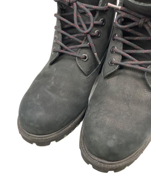 Timberland（ティンバーランド）Timberland (ティンバーランド) 6インチプレミアムブーツ ブラック×レッド サイズ:27cmの古着・服飾アイテム