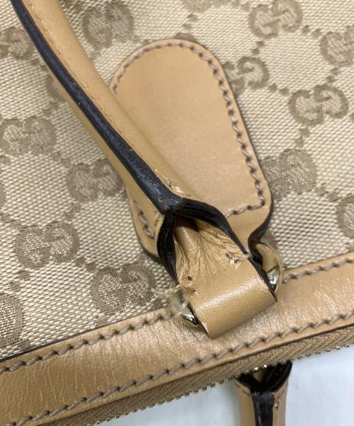 GUCCI（グッチ）GUCCI (グッチ) ハンドバッグ ベージュの古着・服飾アイテム
