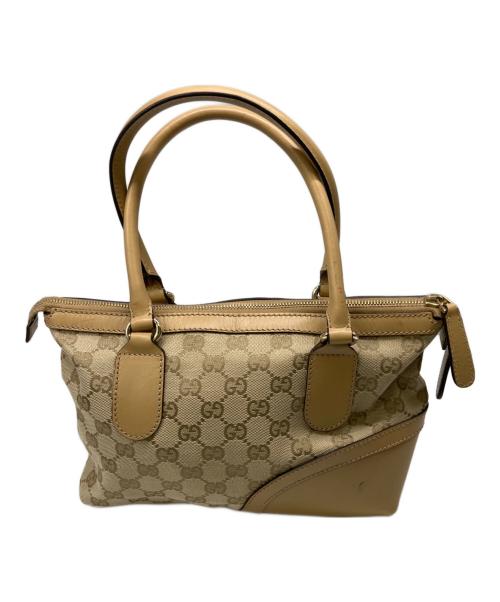 GUCCI（グッチ）GUCCI (グッチ) ハンドバッグ ベージュの古着・服飾アイテム