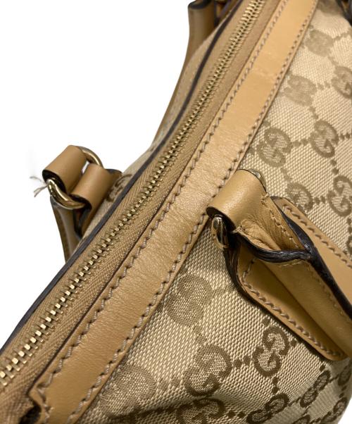 GUCCI（グッチ）GUCCI (グッチ) ハンドバッグ ベージュの古着・服飾アイテム
