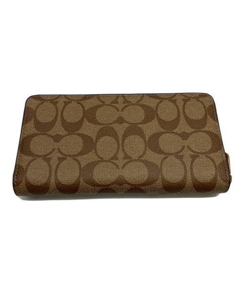 COACH（コーチ）COACH (コーチ) 長財布 ブラウンの古着・服飾アイテム