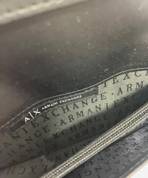 ARMANI EXCHANGE（アルマーニ エクスチェンジ）ARMANI EXCHANGE (アルマーニ エクスチェンジ) 長財布 ブラックの古着・服飾アイテム