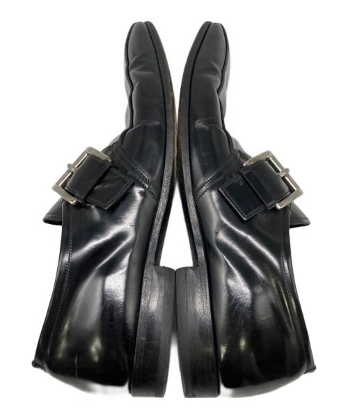 PRADA（プラダ）PRADA (プラダ) レザーシューズ ブラック サイズ:7の古着・服飾アイテム
