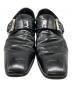 PRADA (プラダ) レザーシューズ ブラック サイズ:7：5000円