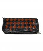 RED MOONレッドムーン）の古着「長財布」｜ブラック×ブラウン