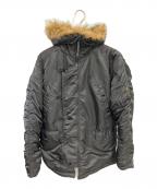 ALPHAアルファ）の古着「N-3Bジャケット」｜ブラック