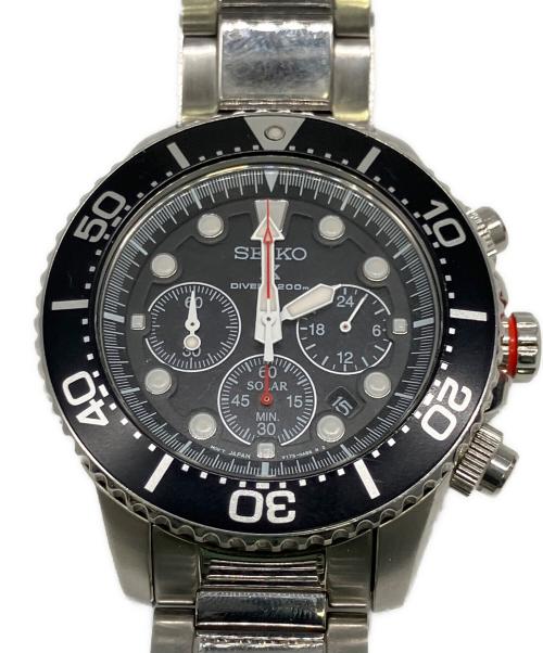 SEIKO（セイコー）SEIKO (セイコー) クロノグラフ ブラックの古着・服飾アイテム