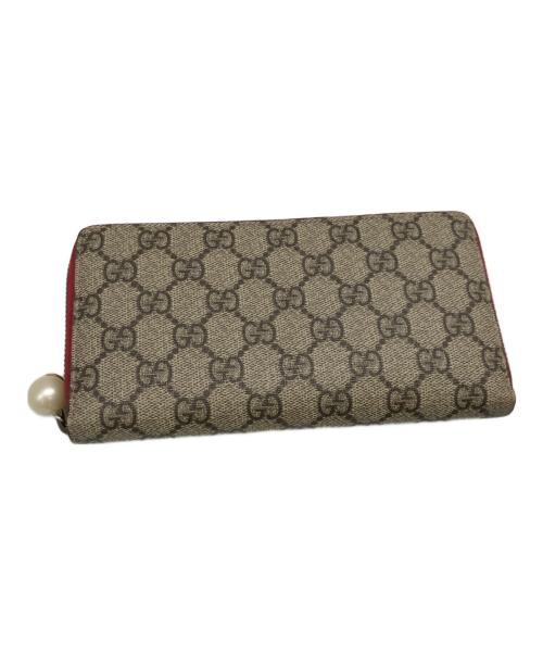 GUCCI（グッチ）GUCCI (グッチ) 長財布 ブラウンの古着・服飾アイテム
