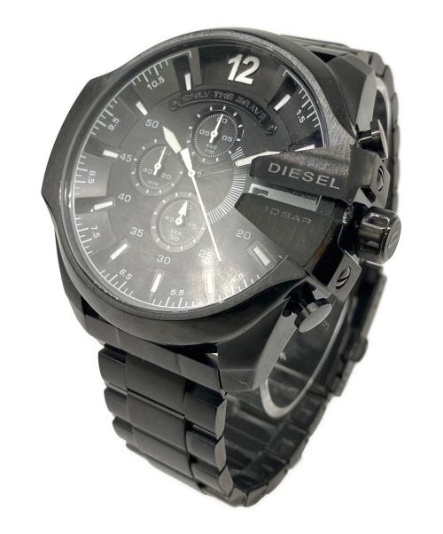 DIESEL（ディーゼル）DIESEL (ディーゼル) クロノグラフ ブラックの古着・服飾アイテム