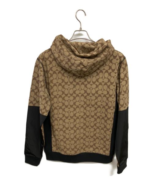 COACH（コーチ）COACH (コーチ) プルオーバーパーカー ベージュ サイズ:Sの古着・服飾アイテム