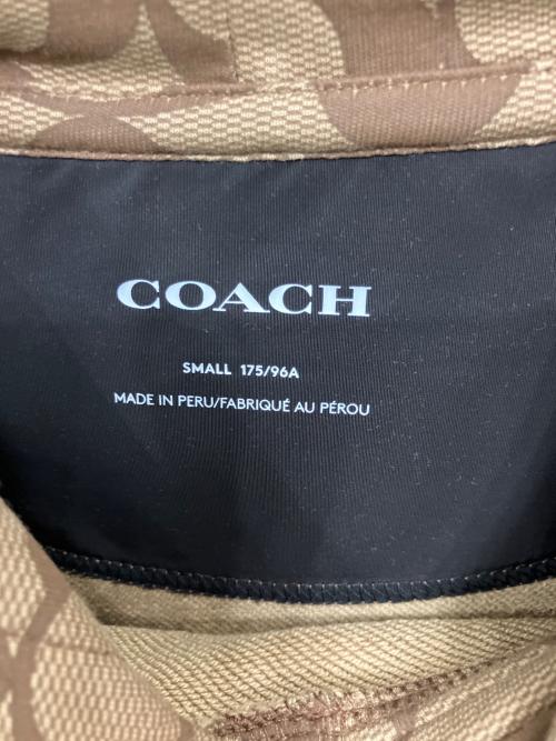 COACH（コーチ）COACH (コーチ) プルオーバーパーカー ベージュ サイズ:Sの古着・服飾アイテム