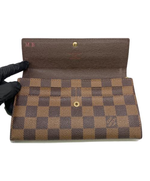 LOUIS VUITTON（ルイ ヴィトン）LOUIS VUITTON (ルイ ヴィトン) 長財布　ダミエ ブラウンの古着・服飾アイテム