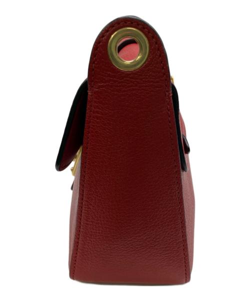MIU MIU（ミュウミュウ）MIU MIU (ミュウミュウ) ショルダーバッグ レッドの古着・服飾アイテム
