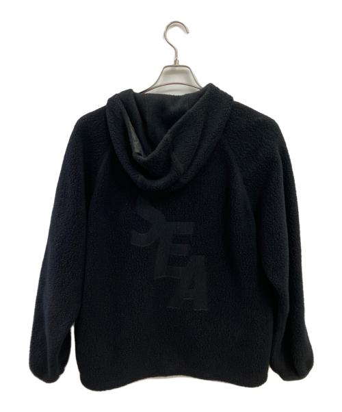 Snow peak（スノーピーク）Snow peak (スノーピーク) WIND AND SEA (ウィンダンシー) フリースジャケット ブラック サイズ:Lの古着・服飾アイテム