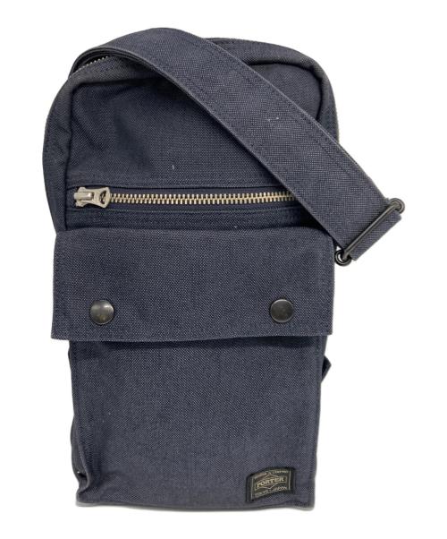 PORTER（ポーター）PORTER (ポーター) ボディバッグ ネイビーの古着・服飾アイテム