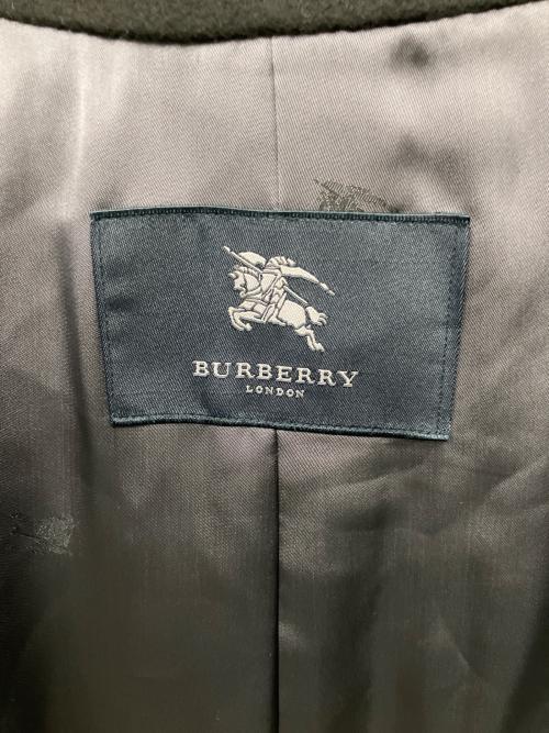 BURBERRY（バーバリー）BURBERRY (バーバリー) カシミヤコート ブラック サイズ:不明の古着・服飾アイテム