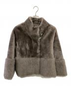 DAMA collectionダーマコレクション）の古着「ムートンジャケット」｜グレー