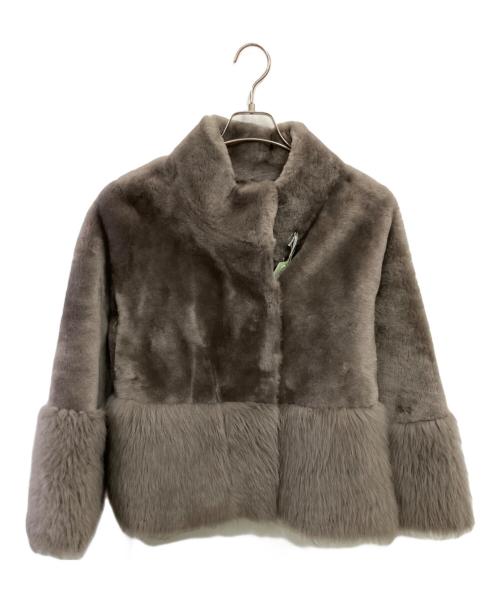 DAMA collection（ダーマコレクション）DAMA collection (ダーマコレクション) ムートンジャケット グレー サイズ:XLの古着・服飾アイテム