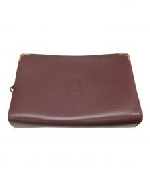 Cartier（カルティエ）の古着「セカンドバッグ」｜ボルドー