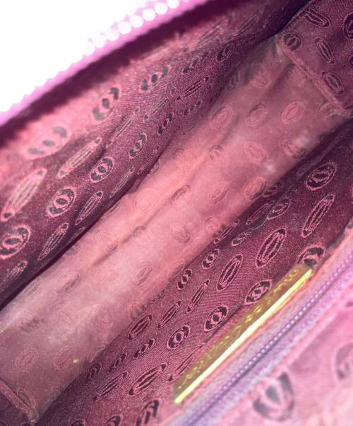 Cartier（カルティエ）Cartier (カルティエ) セカンドバッグ ボルドーの古着・服飾アイテム