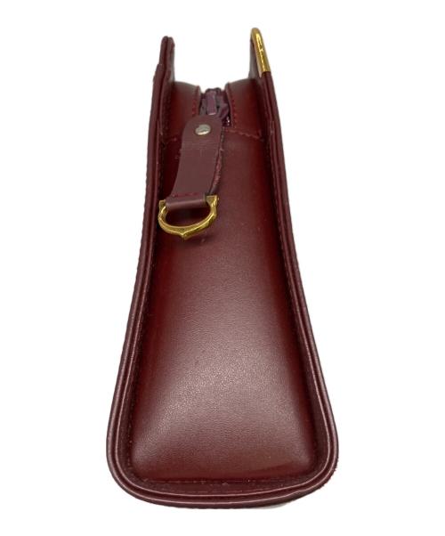 Cartier（カルティエ）Cartier (カルティエ) セカンドバッグ ボルドーの古着・服飾アイテム
